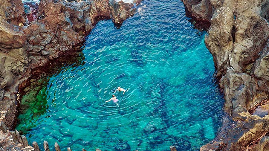 Natuurlijke zwembaden van Charco de los Espejos - Gáldar